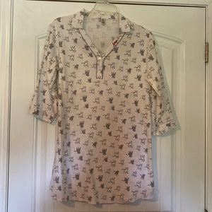 Ellen DeGeneres Sleep Shirt.